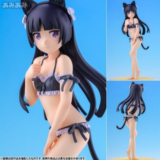 Figure ฟิกเกอร์ Model โมเดล Oreimo น้องสาวของผมไม่น่ารักขนาดนั้นหรอก Ruri Kuroneko Gokou รูริคุโระเนโกะโกโคว์ ชุดว่ายน้ำ