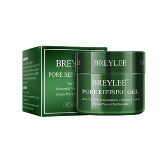 BREYLEE Pore Refining Gel 40g เจลบำรุงผิว เพิ่มความชุ่มชื้น กระชับรูขุมขน และลดริ้วรอย ที ทรี เข้มข้น สูตรช่วยลดสิวและควบคุมความมัน เผยผิวกระจ่างใส บอกลาปัญหาสิว