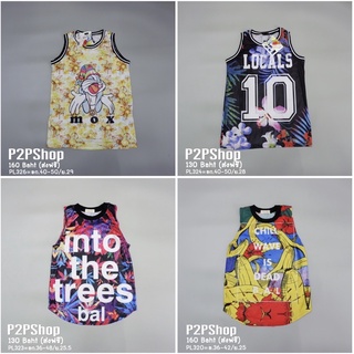 เสื้อกล้าม เสื้อแนวสตรีท street ใส่สบาย ใส่นอน ลายการ์ตูน ราคาถูก พร้อมส่ง