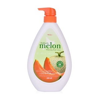 Mistine Hokkaido Melon Whitening Body Lotion 500ml โลชั่นสูตรผสมเมล่อนฮอกไกโด