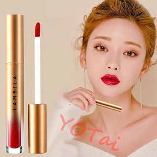 YOTAI ❤️LAMEILA❤️ ลิปสติก ลิปกลอส สีส้มอิฐ สีเเดงตุ่น แบบกันน้ำ ติดทนนาน มี 6 สี