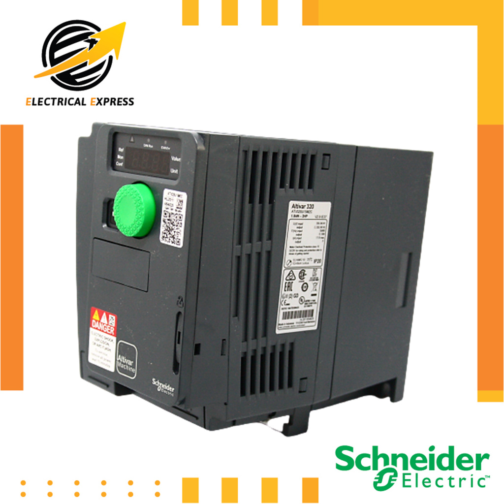 ATV320U15M2C / 2 แรง / 1.5kW, 2Hp, 1P, 200…240V Built In EMC filter / Inverter / Schneider / ปรับควา