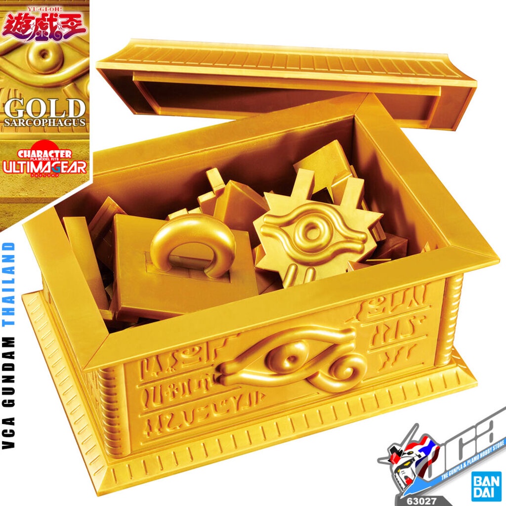 Yu-Gi-Oh Ultimagear Millennium Puzzle Kit Gets a Gold Sarcophagus