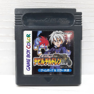 ตลับแท้ [GBC] [0056] Shin Megami Tensei Devil Children Kuro no Sho (Japan) (DMG-BHEJ) Gameboy Color เกมบอย Persona