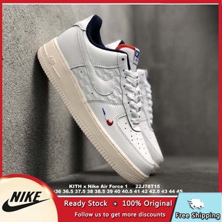 ﹊♦KITH x Nike Air Force 1 Men Running Shoes รองเท้ากีฬา Unisex Stable Fit Autumn