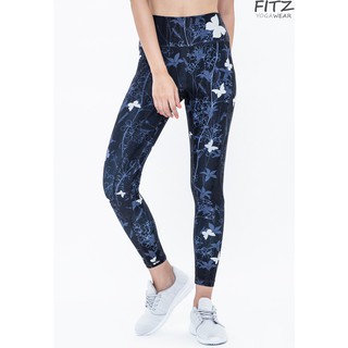 กางเกงโยคะ Fitz - 7/8 Legging - Plactice - Butterfly