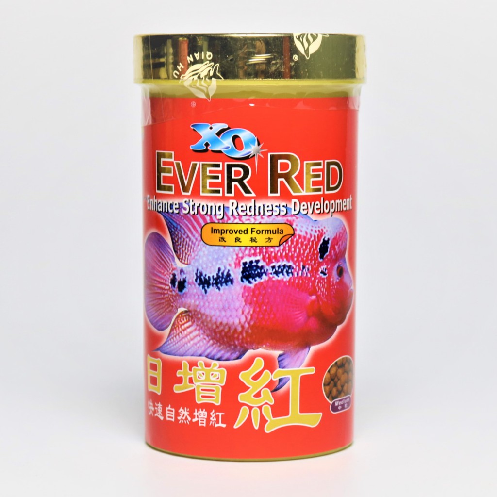 XO EVER RED 400g. (อาหารปลาหมอสี สูตรเร่งสี)
