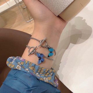 สร้อยข้อมือลายผีเสื้อสําหรับผู้หญิง