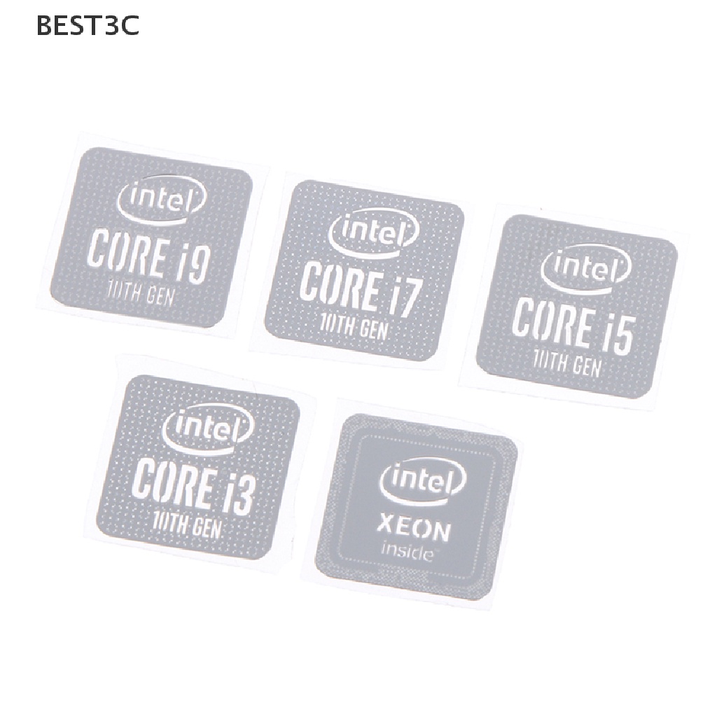 Best3c สติกเกอร์โลโก้ CPU 10th Generation Intel Core i9 i7 i5 i3 สําหรับติดตกแต่งแล็ปท็อป