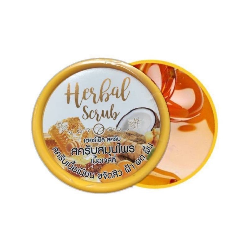 สครับกาแฟ/มะหาด/สมุนไพร ผสมไฮยาลูรอน เนื้อเจลลี่ ด๊อกเตอร์พี Dr.P (75ml, 1 ตลับ/1 แพค)