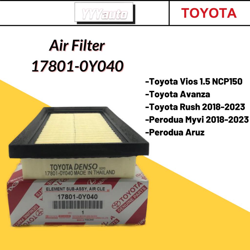ไส้กรองอากาศ สําหรับ Toyota Vios Ncp150 AVANZA RUSH ARUZ MYVI GEN3 17801-0Y040