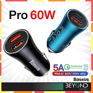 รุ่น Pro ❗️ Baseus ที่ชาร์จในรถ 60W หัวชาร์จในรถ ชาร์จในรถยนต์ usb Type C Car Charger