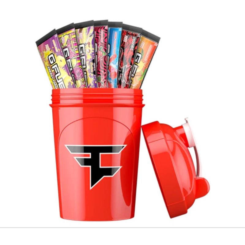 แก้วเขย่าจีฟิว G FUEL SHAKER ของแท้ The Trail BlaZer Starter Kit  +G fuel 7รส ❤️‍🔥 (BPA FREE)