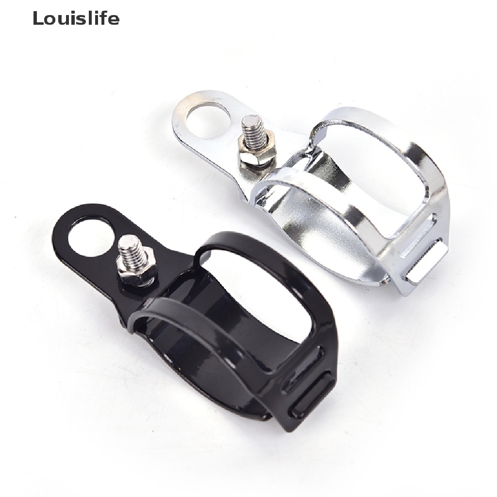 Motorcycle Turn Signal Mount Brackets – Chrome, Fits 30-45mm Fork Tubes (1 Pair) - View #9