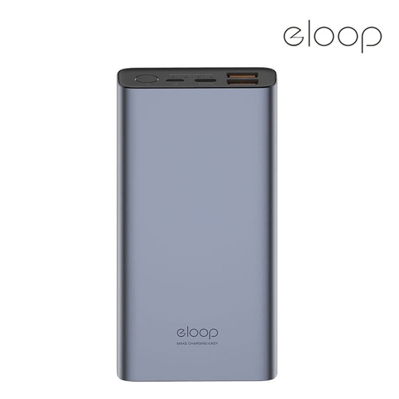 Eloop E37 (ORSEN) ของแท้100%(ไม่แท้ยินดีคืนเงิน) Powerbank รองรับชาร์จเร็ว Quick Charge 3.0 ความจุแบ