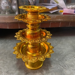 พานโตก พานทอง พาน มี5 ขนาด พลาสติกอย่างดีเกรดเอ อย่างดี ราคาถูกที่สุด