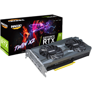 INNO3D RTX 3060Ti Twin X2 8G LHR VGA การ์ดจอ GeForce