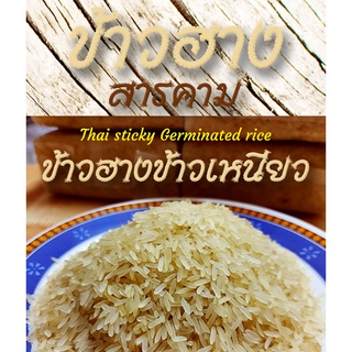 ข้าวฮางข้าวเหนียว ขนาด 1 Kg. แพ็คสุญญากาศ ทำจากข้าวเหนียว กข6