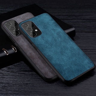 เคสหนัง PU พรีเมี่ยม กันรอยขีดข่วน สีพื้น สําหรับ Samsung galaxy A53 5G A33 5G