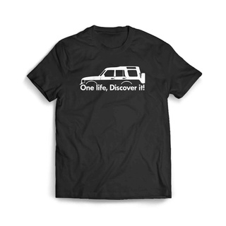 เสื้อผ้าผชเสื้อยืด พิมพ์ลาย One Life Discover It Disco Land Rover SeriesS-5XL