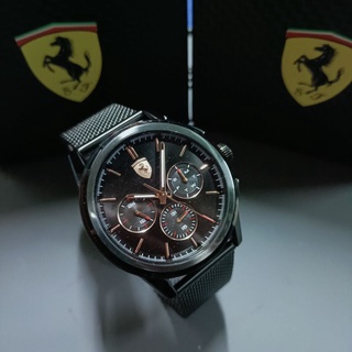 Scuderia Ferrari นาฬิกาข้อมือผู้ชาย นาฬิกาสปอต นาฬิกาแบรนด์แท้ นาฬิกาเฟอรารี่ กันน้ำ