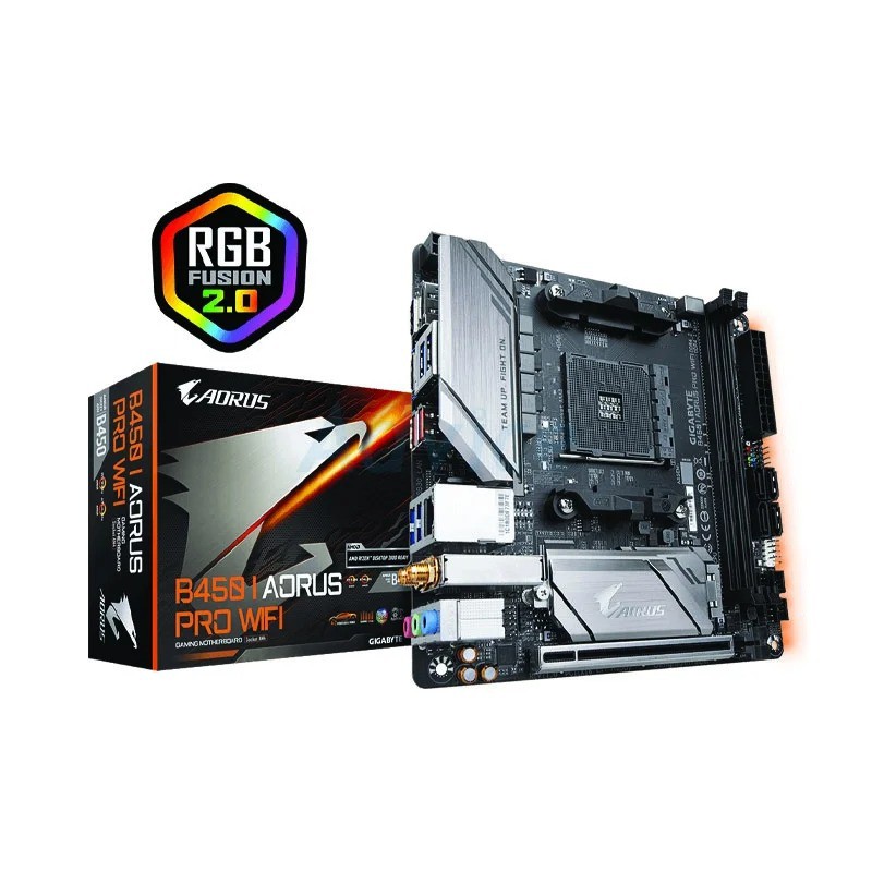 (AM4) GIGABYTE B450I AORUS PRO WIFI (REV. 1.0)
