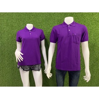 ✅เสื้อโปโล Geeko สีม่วง ชาย/หญิง