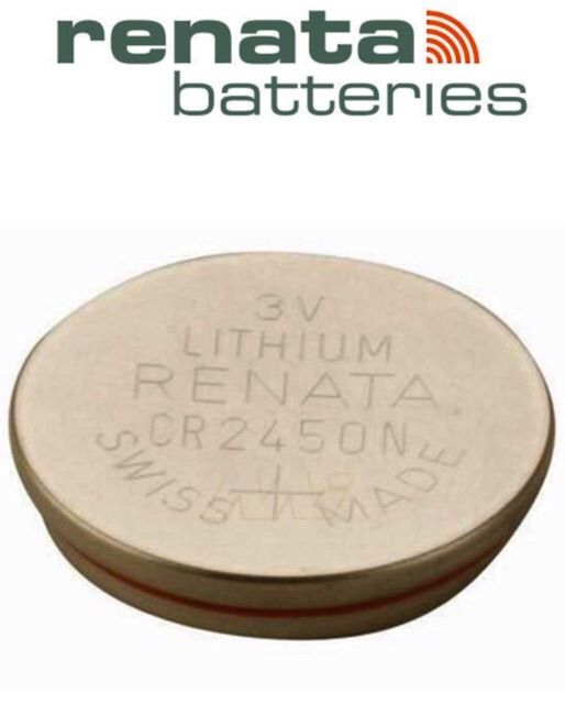 ถ่าน CR2450N Renata, CR2450 Vinnic Lithium 3V 1ก้อน ของใหม่ ของแท้