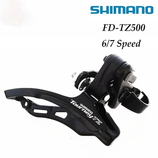 Cod&amp;Ready Shimano Fd-Tz500 6/7 Speed Derailleur 3×6/7 อุปกรณ์เสริมสําหรับรถจักรยานเสือภูเขา Mtb