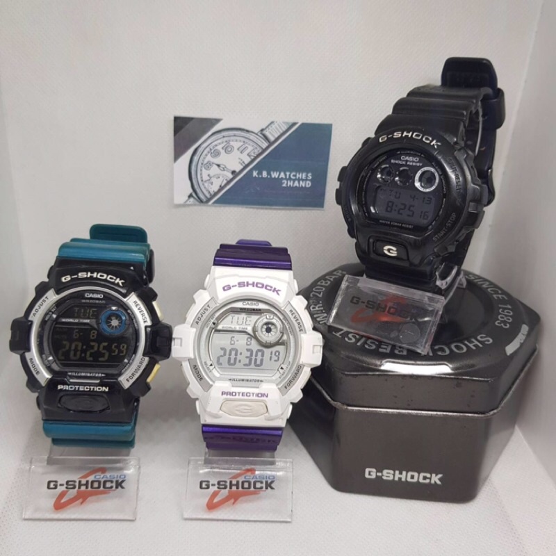 นาฬิกา G-SHOCKรุ่นDW-6900BW,G-8900SC,G-8900Aแท้มือสอง