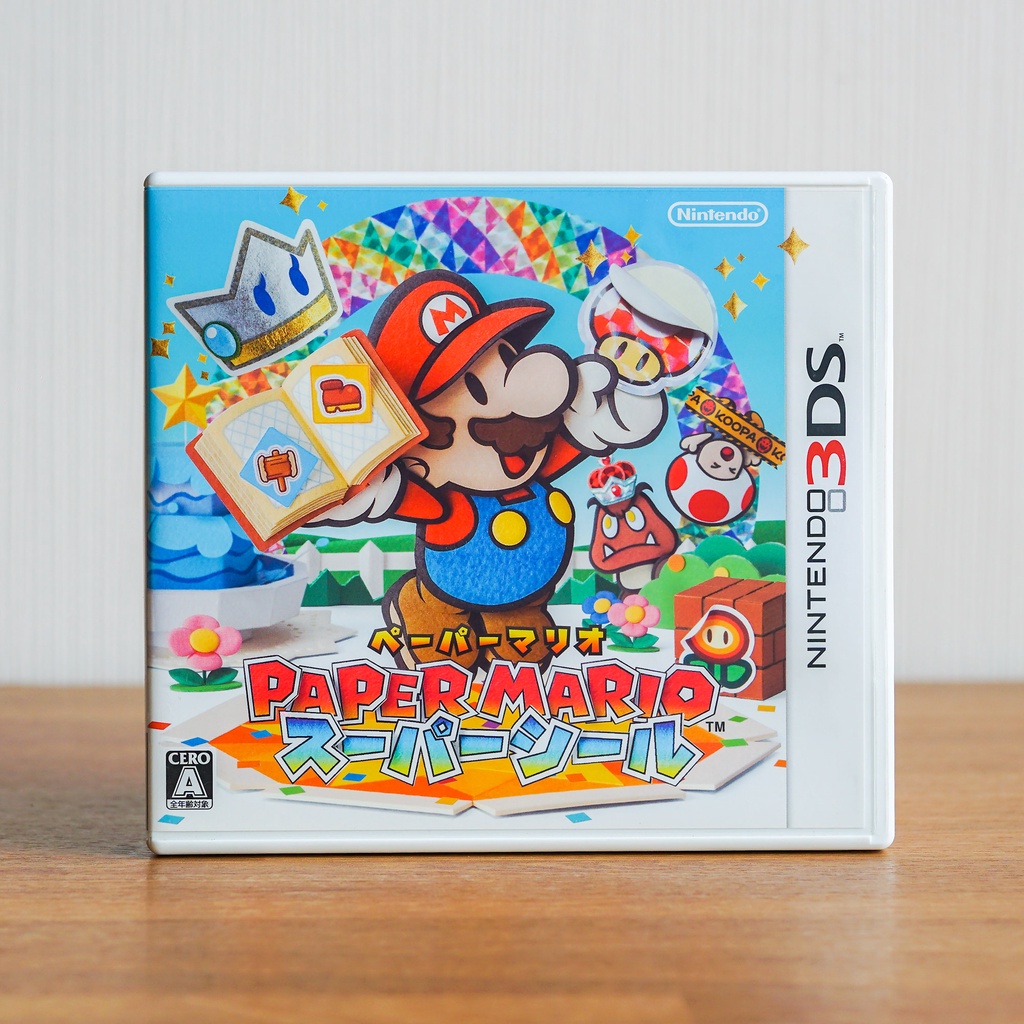 ตลับแท้ Nintendo 3DS : Paper Mario: Super Seal มือสอง โซนญี่ปุ่น (JP)
