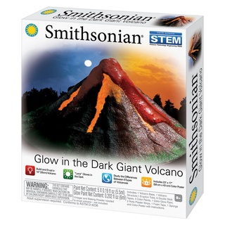 [ใช้ 2 โค้ดลดเพิ่ม] Smithsonian ของเล่นเสริมทักษะ Glo Giant Volcano