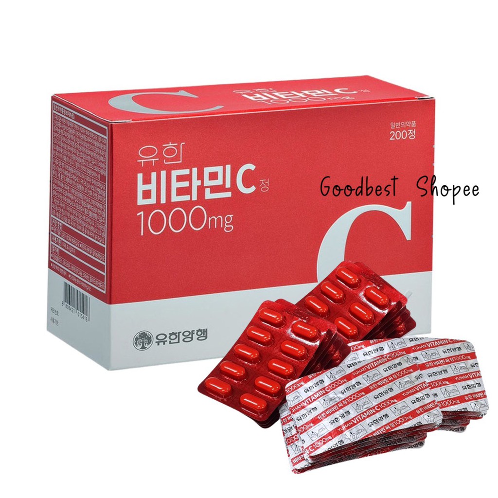 Yuhan Vitamin C 1000mg ว ตาม นซ พ จ น ของเเท กดเลยไม ต องถามสต อก Shopee Thailand