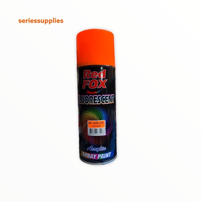 สีสเปรย์ Red Fox สีส้มสะท้อนแสง