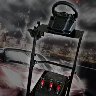 ค็อกพิท ขาตั้งสำหรับจอยพวงมาลัย Half cockpit wheel stand(ไม่รวมจอยพวมมาลัย)รองรับLogitech ThrustmasterและFanatec