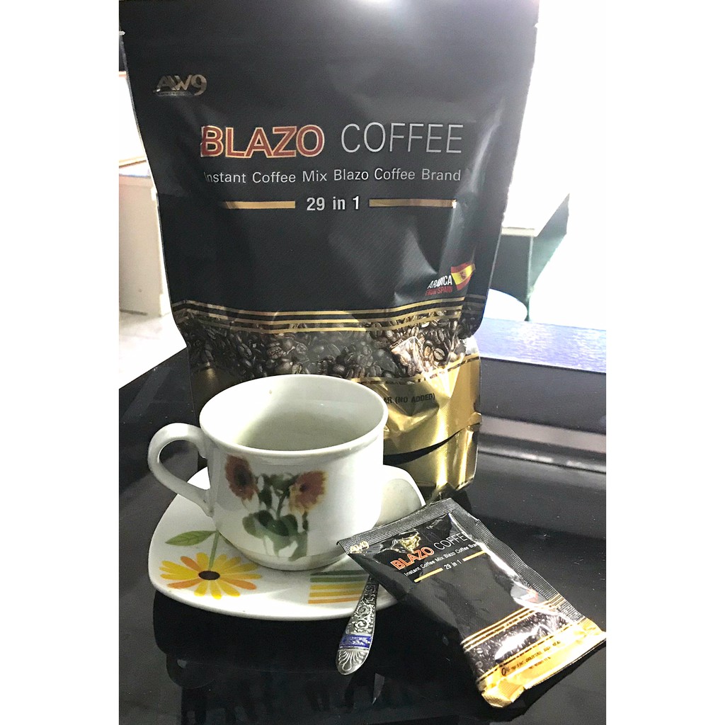 Blazo Coffee  เบลโซ่ กาแฟเพื่อสุขภาพ Blazo Coffee Mix Brand 29 IN 1