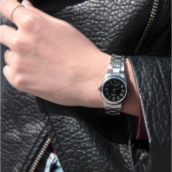 ของแท้ นาฬิกาข้อมือ Casio ผู้หญิง รุ่น LTP-V002 (สายสแตนเลส)