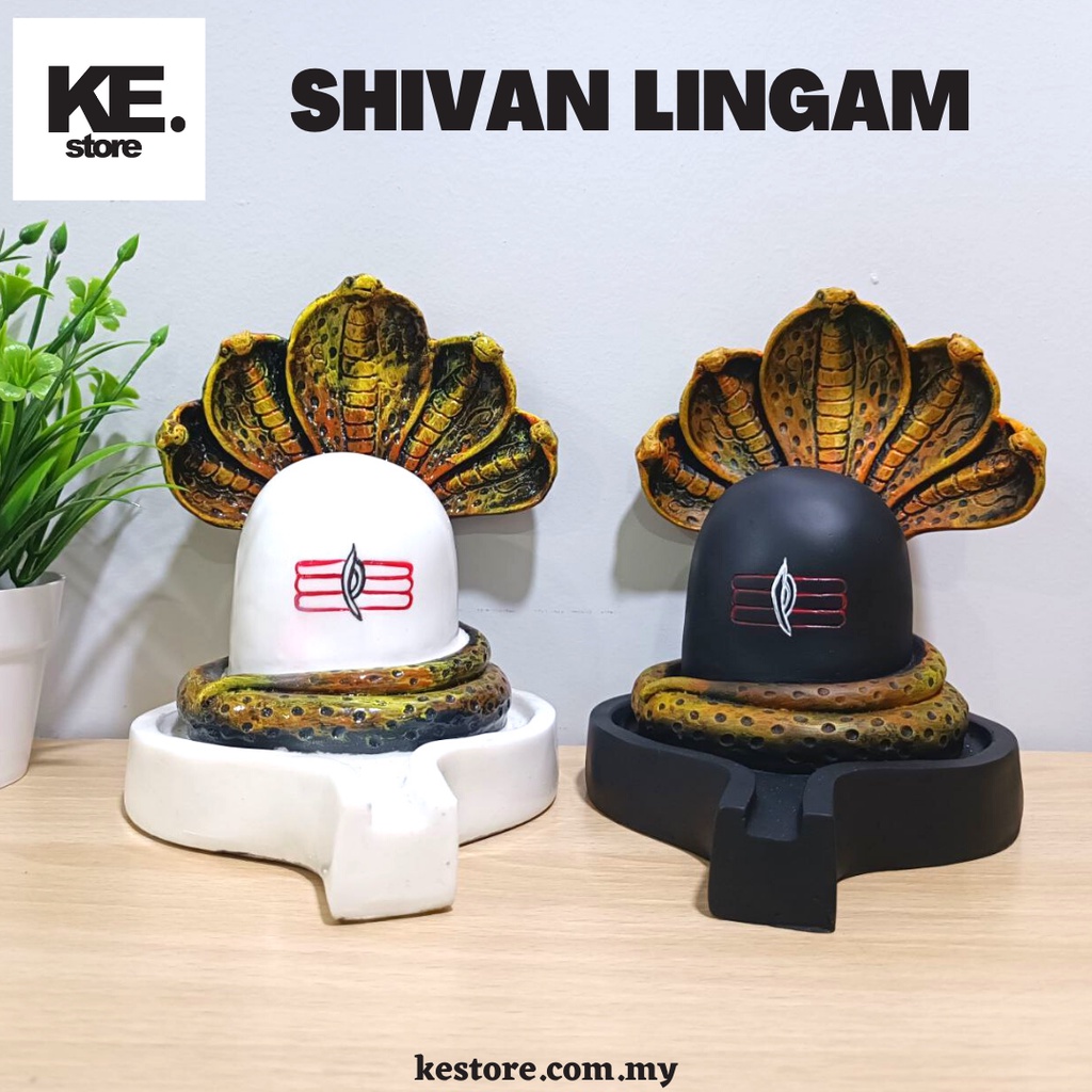 รูปปั้น Lord SHIVA LINGAM/Hindu Goddess SHIVA รูปปั้น/ตกแต่งบ้าน/Pooja KEZ121