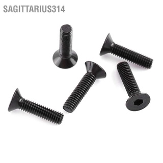 Sagittarius314 250pcs M3 Black Alloy Steel Hex Socket Screws Bolt With Nuts Assortment