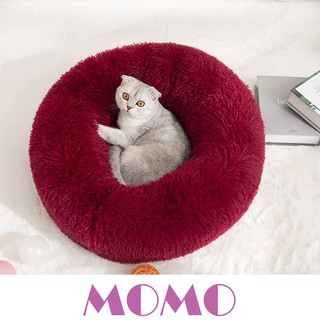 MOMO ที่นอนสัตว์เลี้ยง ขนนุ่ม 40-80 cm เบาะนอนสัตว์เลี้ยง ที่นอนหมา ที่นอนแมว(BT03)Pet Bed Cat Dog