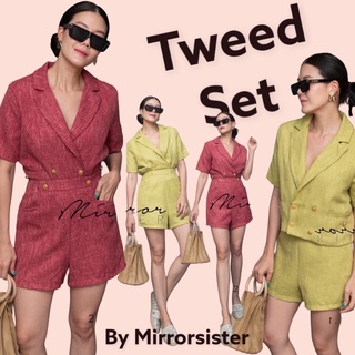 Code : 20421.1 ชุดทำงาน ชุดเรียบหรู ชุดทรงสูท งานป้าย Mirrorsister