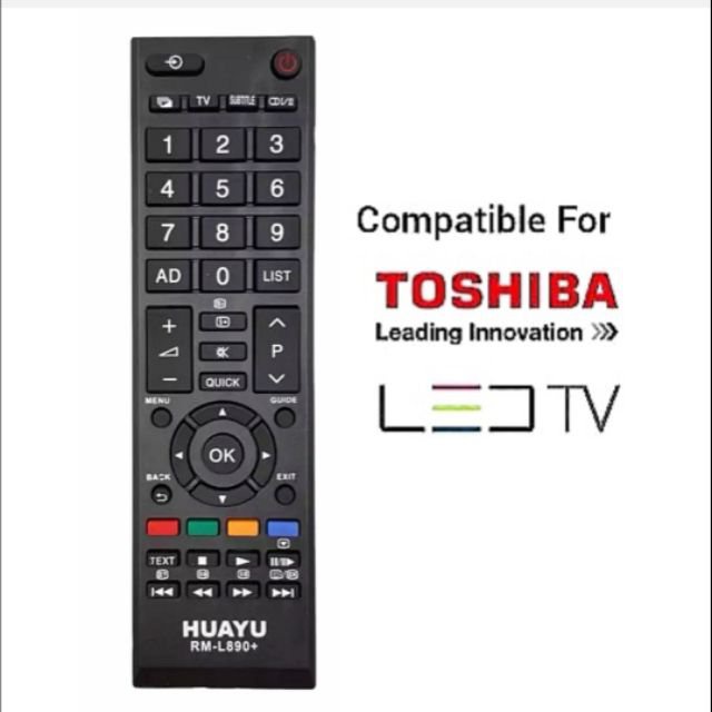 รีโมทคอนโทรลสากลสําหรับ Toshiba LED TV RM-L890+ CT-90326 CT-90380 CT-90336 CT 90454 CT-90325 CT-90351 CT-90329