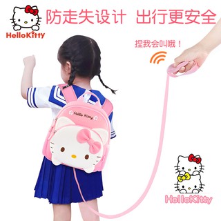 Hello Kitty กระเป๋านักเรียนอนุบาลหญิงเล็กน่ารักชั้น 3 เด็ก 5 ขวบเด็กผู้หญิงเด็กทารกกระเป๋าเป้สะพายหลัง