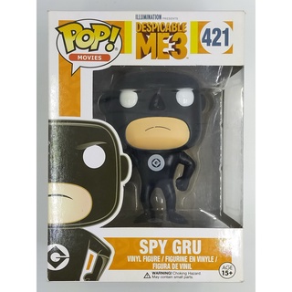 Funko Pop Despicable Me 3 - Spy Gru : 421 (กล่องมีตำหนินิดหน่อย)