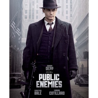 DVD วีรบุรุษปล้นสะท้านเมือง Public Enemies : 2009 #หนังฝรั่ง - แอคชั่น (ดูพากย์ไทยได้-ซับไทยได้)