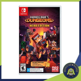 Minecraft Dungeons Hero Edition Nintendo Switch Game แผ่นแท้มือ1!!!!! (Minecraft Dungeon Hero Switch)