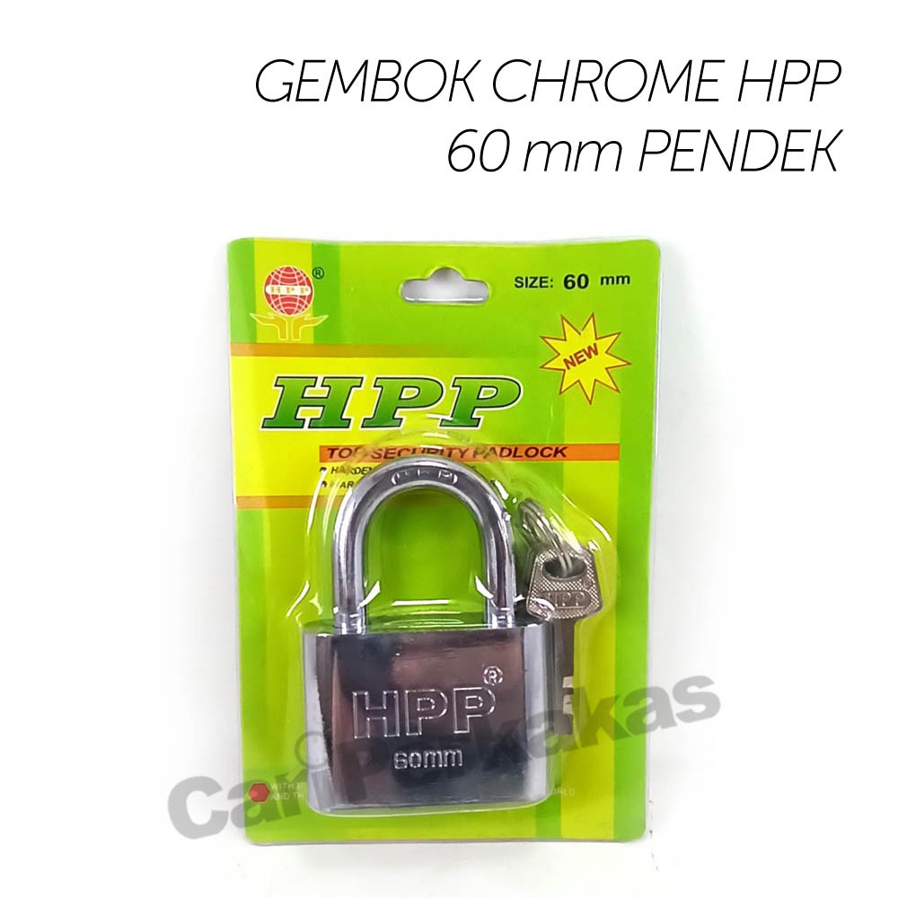 กุญแจสีขาวคอสั้น HPP 60 มม. - กุญแจโครเมียม HPP 60 มม. กุญแจโครเมียมสั้น - กุญแจ 60S