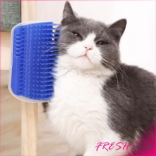แปรงแบบเข้ามุมกำจัดขน สำหรับสัตว์เลี้ยงติดขาโต๊ะแปรงขนแมว Cat Selfgroomer