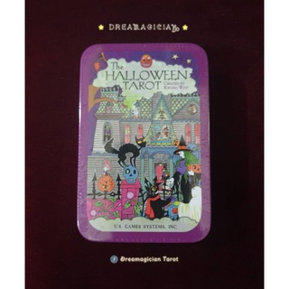 Halloween Tarot Tin Box ไพ่ยิปซีแท้ลดราคา ไพ่ทาโร่ต์ ไพ่ออราเคิล Tarot Oracle Card Deck