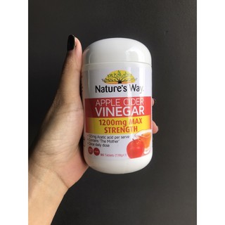 Nature’s Way Apple Cider Vinegar 1200mg Max Strength หมดอายุ 4/24